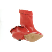 Isabel Marant Bottines en Cuir en Rouge