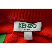 Kenzo Vestito in Cotone in Rosso