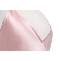 Lee Mathews Dress Silk in Pink