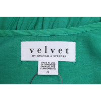 Velvet Kleid in Grün