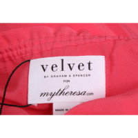 Velvet Top Viscose in Red