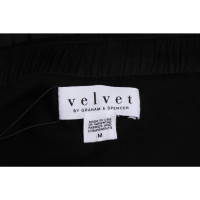 Velvet Rock aus Viskose in Schwarz