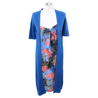 Love Moschino Dress Cotton in Blue