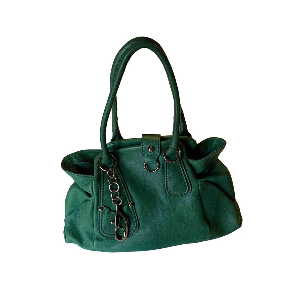 Fay Shoulder bag Leather in Green