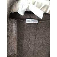 Brunello Cucinelli Jacket/Coat Cashmere in Brown