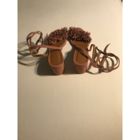 By Far Sandals Suede in Pink