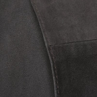 Drykorn Jacke/Mantel aus Wildleder in Grau