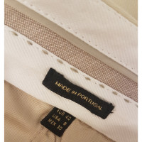 Massimo Dutti Trousers Cotton in Cream