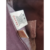 J Brand Trousers Cotton in Bordeaux