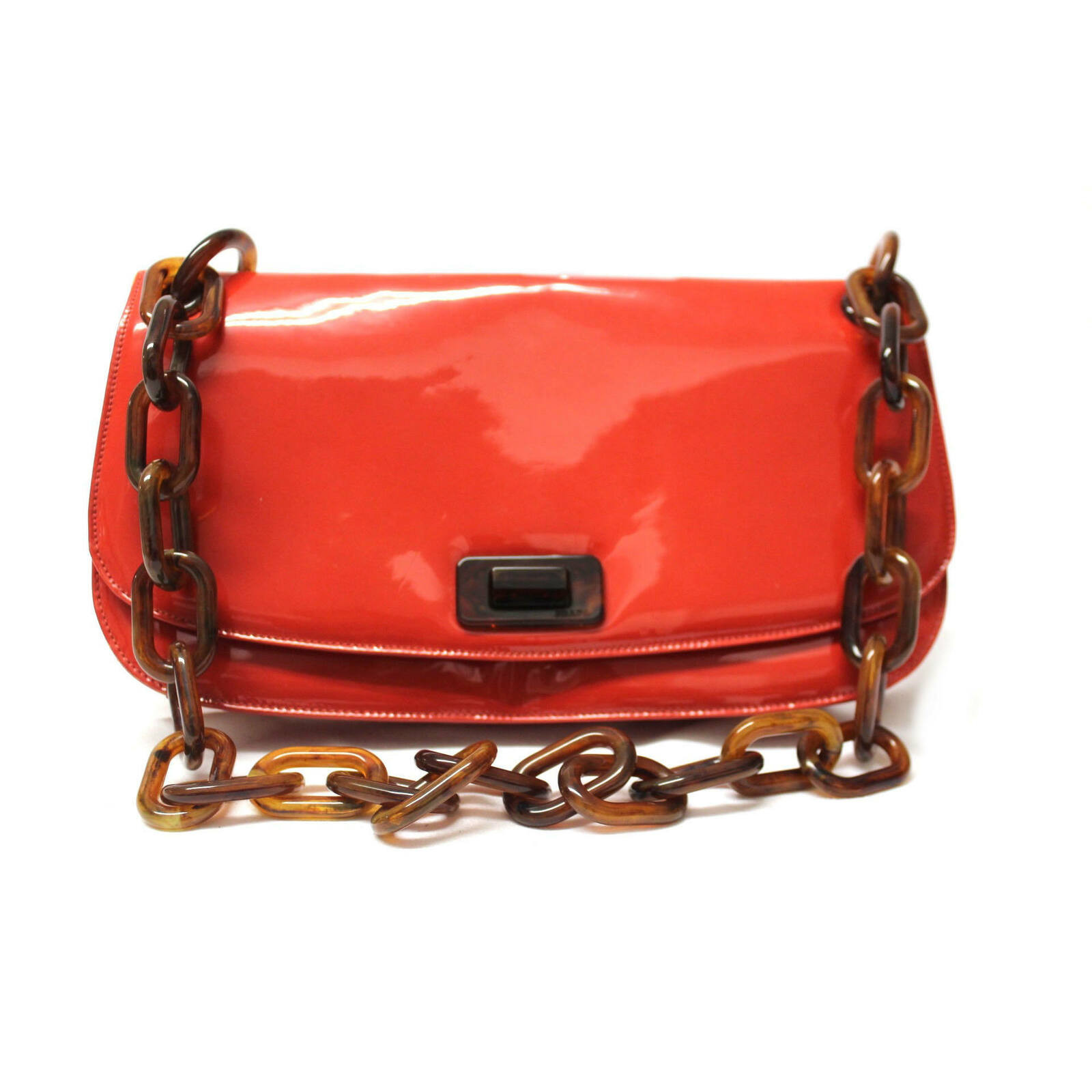 Prada Clutch Bag Patent leather in Red - Second Hand Prada Clutch Bag  Patent leather in Red buy used for 576€ (4485608)