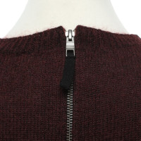 Closed Abito in maglia nero / bordeaux