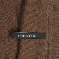 Neil Barrett Lang shirt met "slim fit"