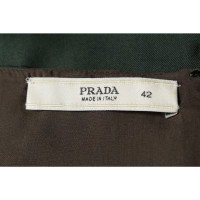 Prada Vestito in Seta in Verde