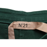 No. 21 Jeans aus Baumwolle in Grün