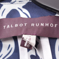 Talbot Runhof Top in Blue