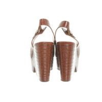 Clergerie Sandals Leather in Brown