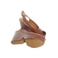 Clergerie Sandals Leather in Brown