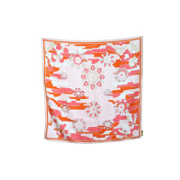 Emilio Pucci Echarpe/Foulard en Soie en Orange