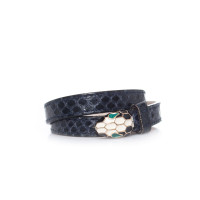 Bulgari Bracelet/Wristband Leather in Blue