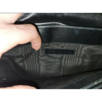 Dries Van Noten Clutch Bag Leather in Black