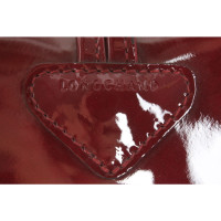 Longchamp Handbag Patent leather in Bordeaux