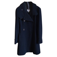 Armani Collezioni Giacca/Cappotto in Cashmere in Blu