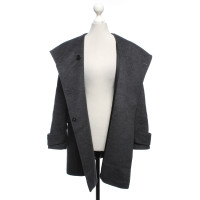 Max Mara Giacca/Cappotto in Lana in Grigio