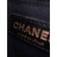 Chanel Grand  Shopping Tote Leer in Zwart