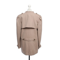 Hoss Intropia Jacke/Mantel in Taupe