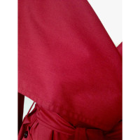 Aquascutum Giacca/Cappotto in Cotone in Rosso