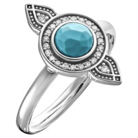 Thomas Sabo Ring Silver in Turquoise