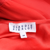 Claudie Pierlot Top en Soie en Rouge