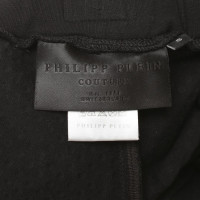 Philipp Plein Black leggings with rhinestones