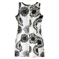 Versace Kleid in Schwarz/Weiß