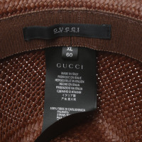 Gucci Hoed in bruin