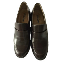 Pollini Lace-up shoes Leather in Brown