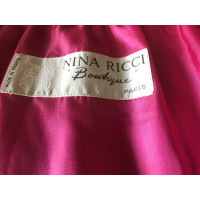 Nina Ricci Jupe en Soie en Fuchsia