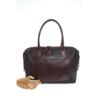 Roeckl Handbag Leather in Bordeaux