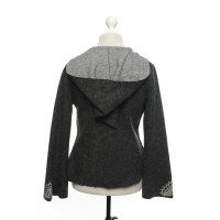 Noa Noa Jacket/Coat Wool in Grey
