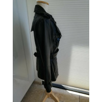 Goosecraft Jacke/Mantel aus Leder in Schwarz