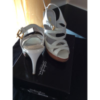 Sebastian Milano  Sandals Patent leather in White