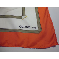 Céline Schal/Tuch aus Seide in Orange