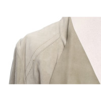 Steffen Schraut Jacke/Mantel aus Wildleder in Khaki