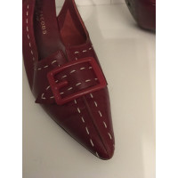 Marc Jacobs Pumps/Peeptoes aus Leder in Rot