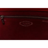 Tod's Handtasche aus Leder in Rot
