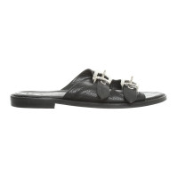 Mcq Sandals Leather in Black