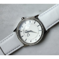 D&G Armbanduhr aus Stahl in Weiß