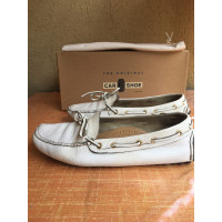 Carshoe Slippers/Ballerinas Leather in White