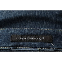 Luisa Cerano Jacke/Mantel aus Jeansstoff in Blau