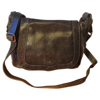 Orciani Shoulder bag Leather in Grey